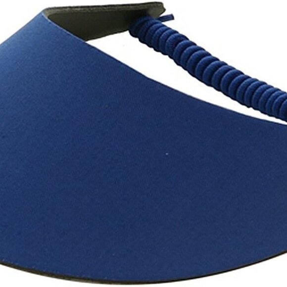 MG Women's Cotton Solid String Sun Visor Hat - Picture 1 of 5